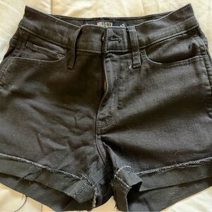 Hollister Women's Dark Denim Shorts